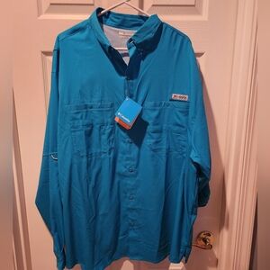 NWT Columbia Men's Fishing Shirt XXL